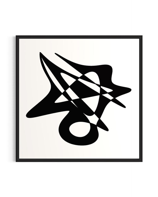 Graphic Abstract Art Print | Star